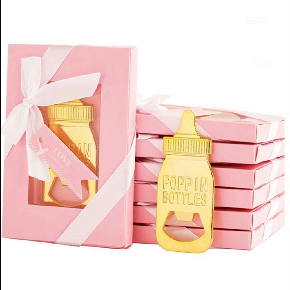Party Favors - Poppin’ Bottles Baby Shower Bottle Opener NWOT